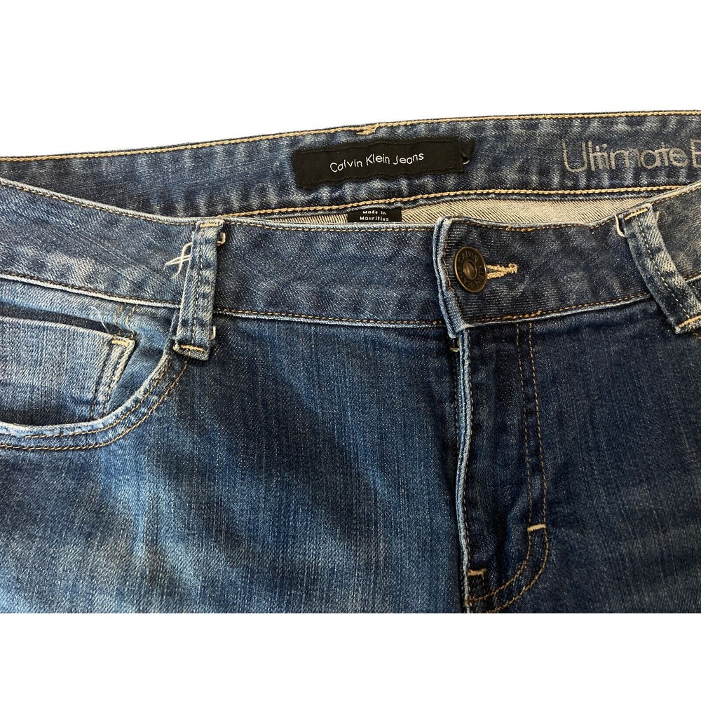 Calvin Klein Jeans Ultimate Boot Cut Regular Stretch Women's Size 32 X 14 - Picture 5 of 14